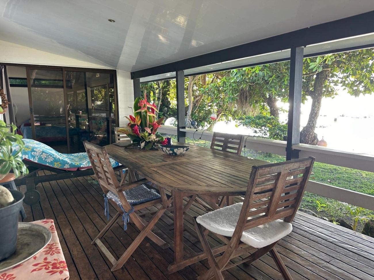Villa Miri Miri - Bord De Mer Prive Tevaitoa Exterior foto